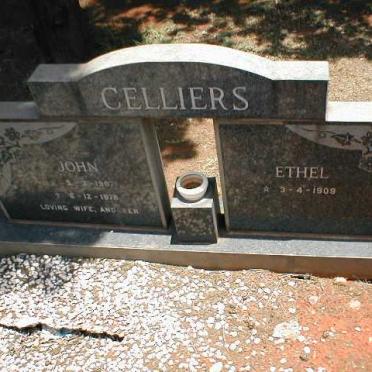 CELLIERS John 1907-1978 &amp; Ethel 1909-