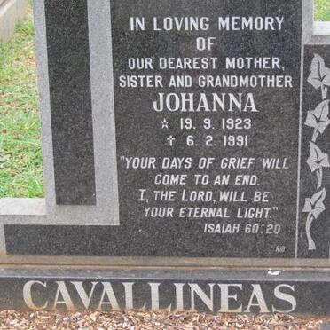 CAVALLINEAS Johanna 1923-1991