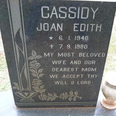 CASSIDY Joan Edith 1940-1980