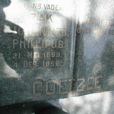 COETZEE Izak Johannes Phillipus 1899-1958
