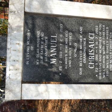 CRETIKOS Manuel 1919-1993 &amp; Chrisaugi PERANDONAKIS 1918-2003