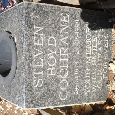COCHRANE Steven Boyd 1971-1998
