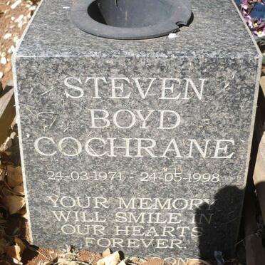 COCHRANE Steven Boyd 1971-1998