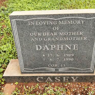 CASEY Daphne 1909-1990