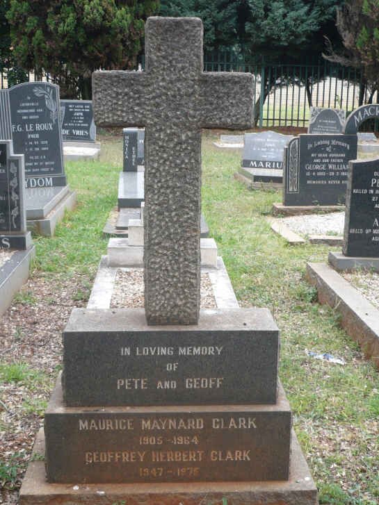CLARK Maurice Maynard 1905-1964 :: CLARK Geoffrey Herbert 1947-1975 _1
