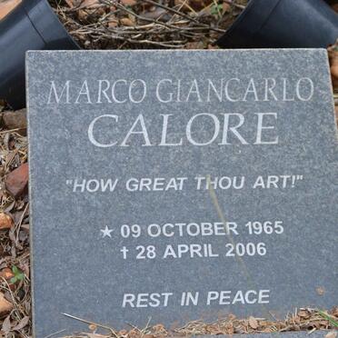 CALORE Marco Giancarlo 1965-2006