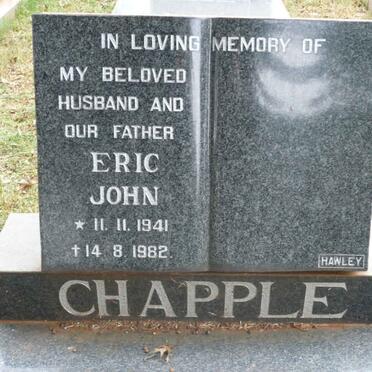 CHAPPLE Eric John 1941-1982