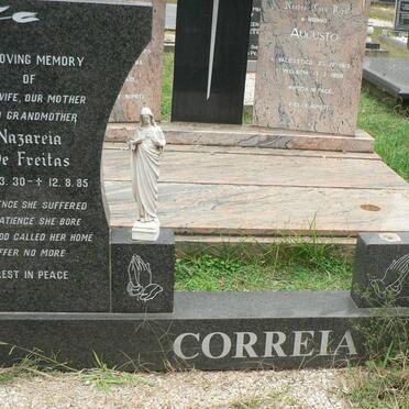 CORREIA Inacio 1915-2002 &amp; Nazareia De Freitas 1930-1985