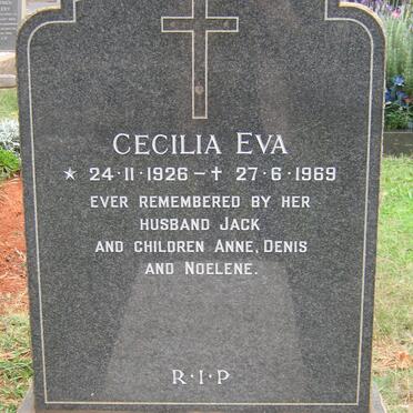 COOPER Cecilia Eva 1926-1969