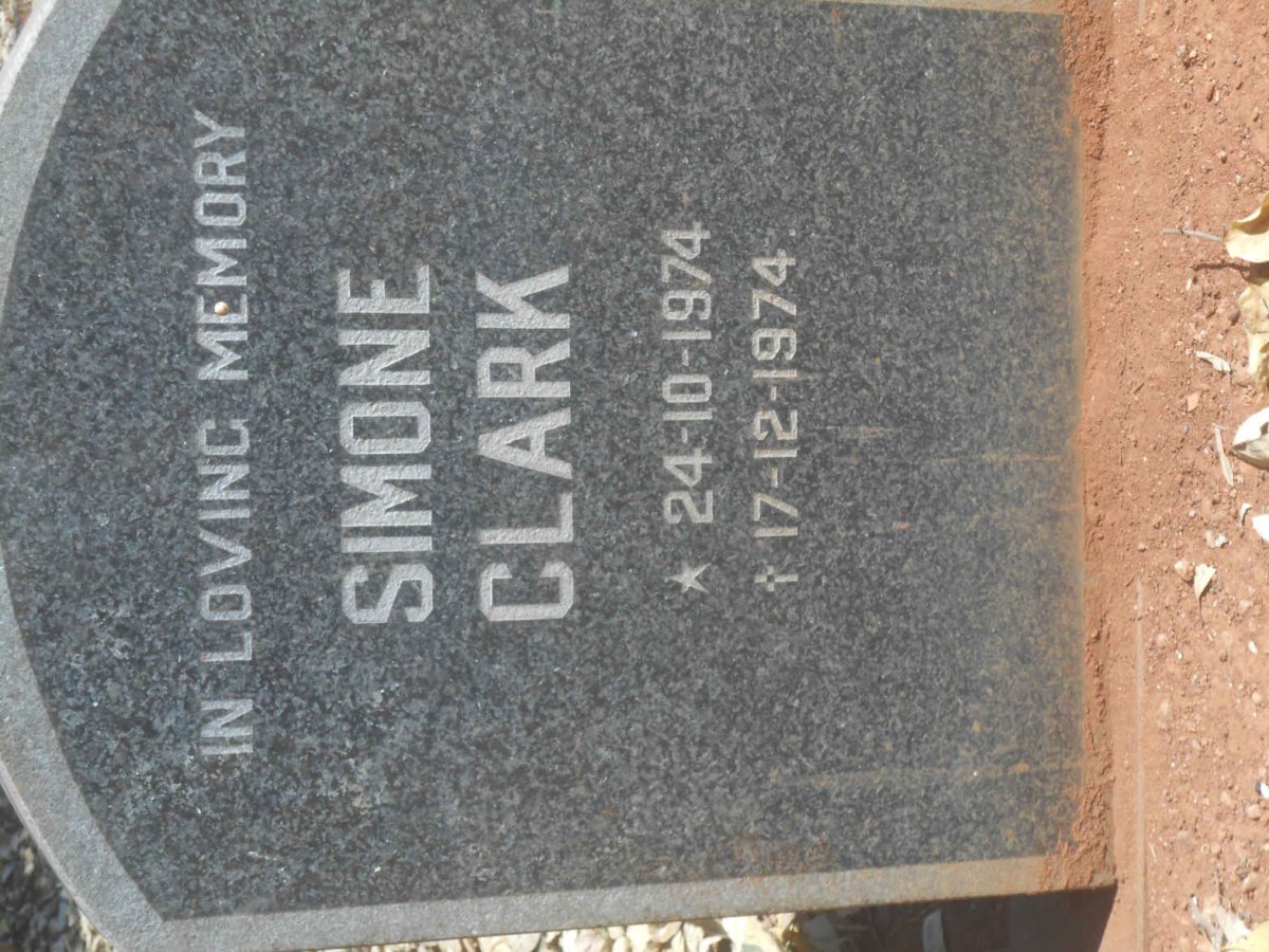 CLARK Simone 1974-1974