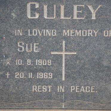 CULEY Sue 1909-1969