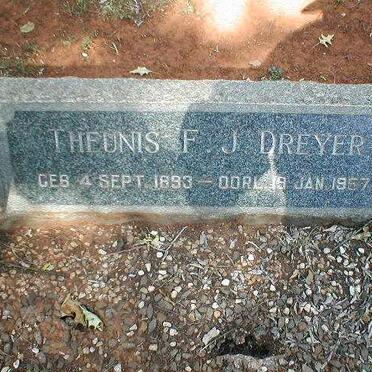 DREYER Theunis F.J. 1893-1957