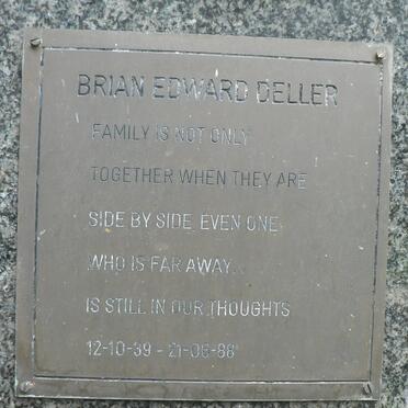 DELLER Brian Edward 1939-1988