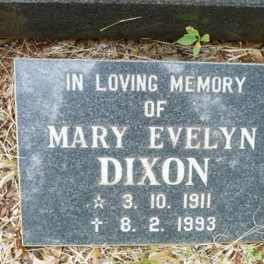 DIXON Mary Evelyn 1911-1993