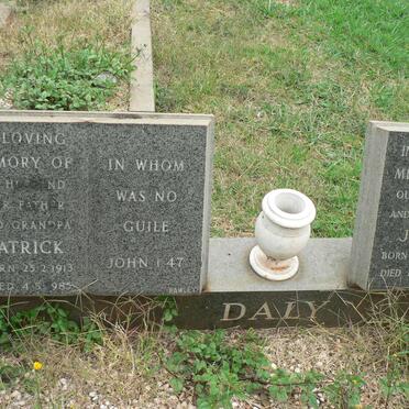 DALY Patrick 1913-1985 &amp; Josie 1918-1991