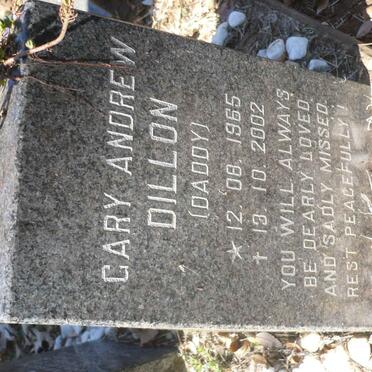 DILLON Gary Andrew 1965-2002