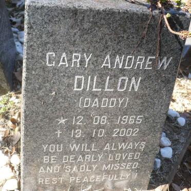 DILLON Gary Andrew 1965-2002