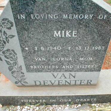 DEVENTER Mike, van 1940-1983