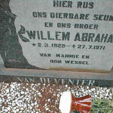 DEVENTER Willem Abraham, van 1929-1971