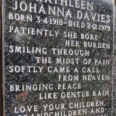DAVIES Kathleen Johanna 1918-1979