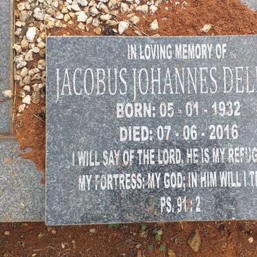 DELPORT Jacobus Johannes 1932-2016