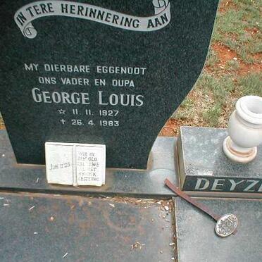 DEYZEL George Louis 1927-1983