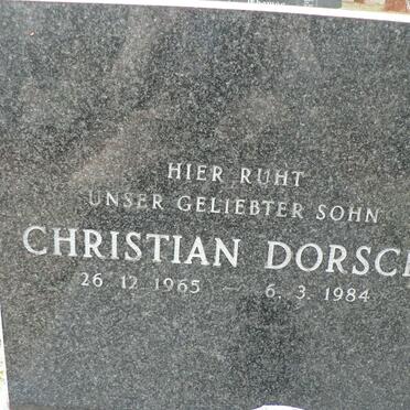 DORSCH Christian 1965-1984