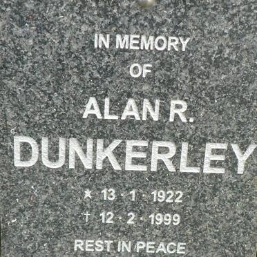 DUNKERLEY Alan R. 1922-1999
