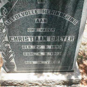 DREYER Christiaan 1893-1963