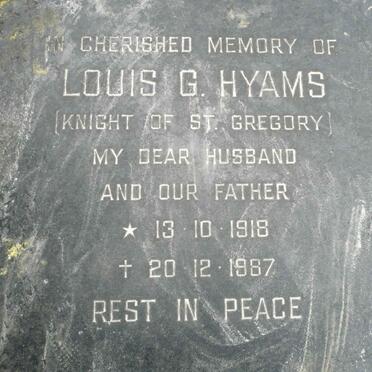 DUFFIELD Lucy nee LE BRETON 1879-1961 :: TREURNICH Agnes, HYAMS nee LE BRETON -19?? :: HYAMS Louis G. 1918-1987