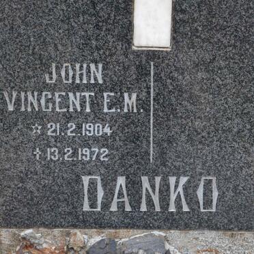 DANKO John Vincent E.M. 1904-1972