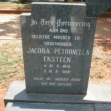 EKSTEEN Frederik Jakobus 1908-1980 & Jacoba Petronella 1913-1982 _2