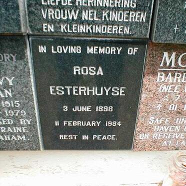 ESTERHUYSE Rosa 1898-1984