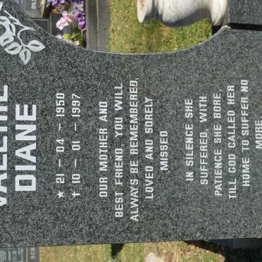 EATWELL Valerie Diane 1950-1997