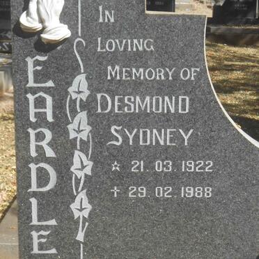 EARDLEY Desmond Sydney 1922-1988