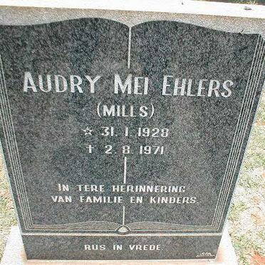 EHLERS Audry Mei nee MILLS 1928-1971