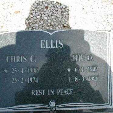 ELLIS Chris C. 1906-1974 &amp; Hilda 1909-1996 :: MAcLARTY Cheryl Anne 1958-1970