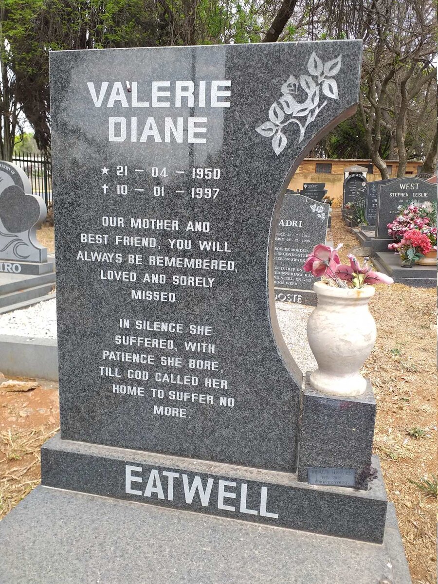 EATWELL Valerie Diane 1950-1997 :: HOWES Tracy 1970-2015