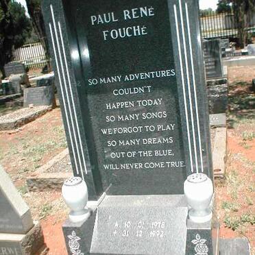 FOUCHÉ Paul René 1978-1992