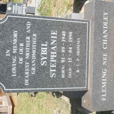 FLEMING Sybil Stephanie nee CHANDLEY 1940-1998