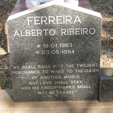 FERREIRA Alberto Ribeiro 1963-1994