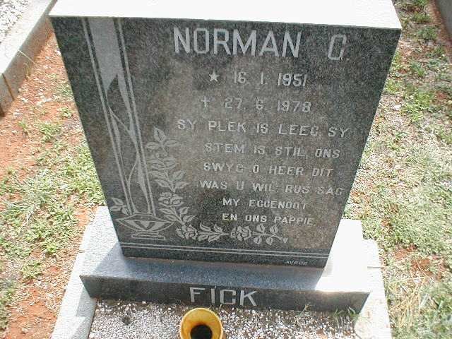 FICK Norman G. 1951-1978