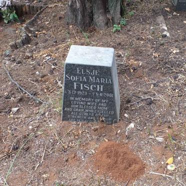 FISCH Elsje Sofia Maria 1923-2001