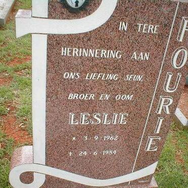 FOURIE Leslie 1962-1984