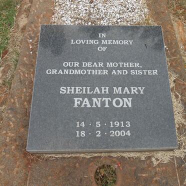 FANTON Emilio -1959 &amp; Sheilah Mary 1913-2004