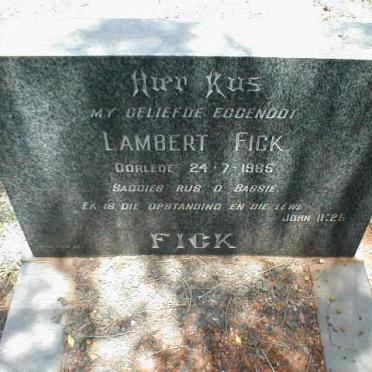 FICK Lambert -1965