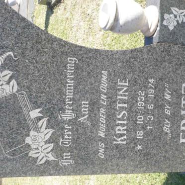 FRITZ Kristine 1932-1974