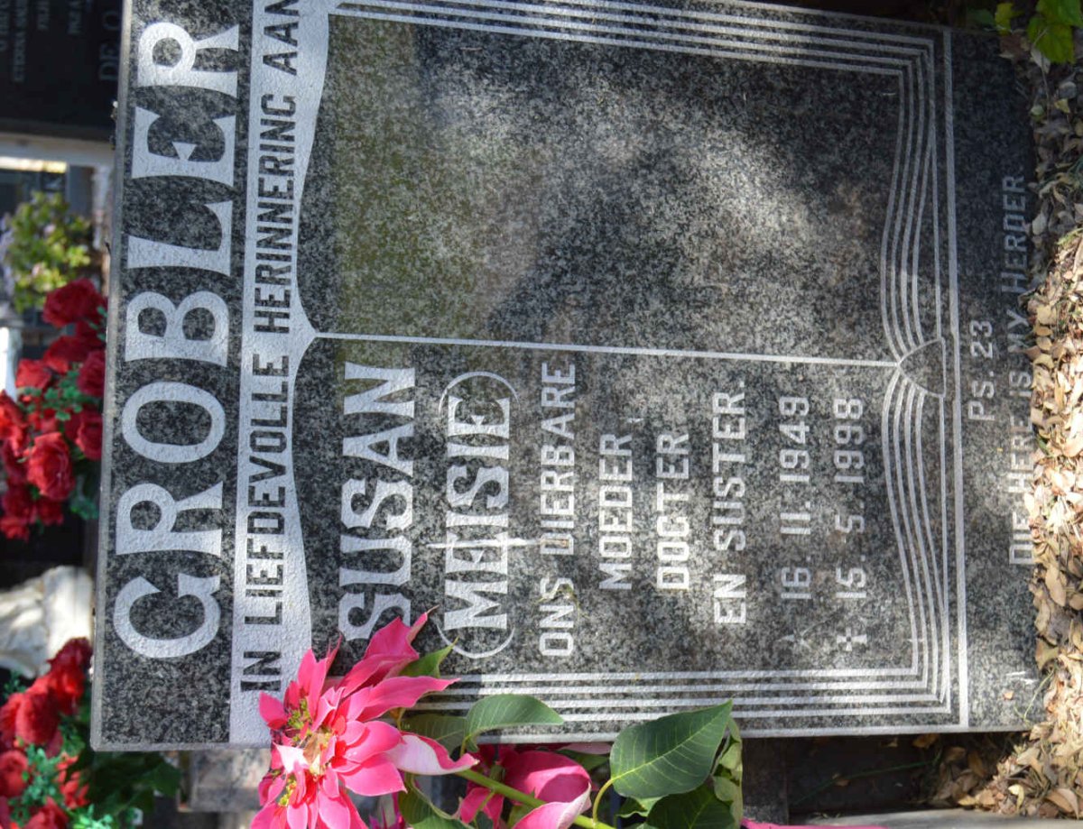 GROBLER Susan 1949-1998