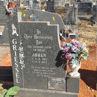 GRIESSEL Johan 1961-1983 :: SAUNDERS Suzie 1936-2018_1