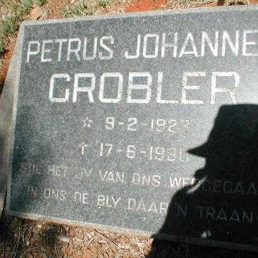 GROBLER Petrus Johannes 1923-1980